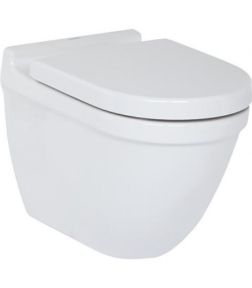 WC mural Duravit Starck3 Compact en ceramique, 4,5l rincage, blanc, lxhxp: 360x340x485 mm