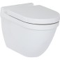 WC mural Duravit Starck3 Compact en ceramique, 4,5l rincage, blanc, lxhxp: 360x340x485 mm