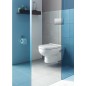 WC suspendu DURAVIT Durastyle Basic Rimless profond, blanc