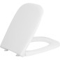 Abattant WC Duravit D-Code Softclose, blanc pour WC Compact