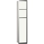 Module de WC emco asis 150 encastre, hauteur 809mm chrome/blanc