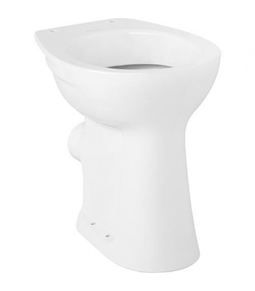 WC plat haut Vitalis Geberit, rehausse, blanc lxhxp: 355x460x460mm