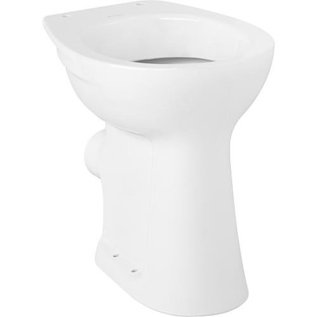 WC plat haut Vitalis Geberit, rehausse, blanc lxhxp: 355x460x460mm