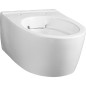 WC suspendu mural Geberit ICon raccourci, sans rebord, lxhxp: 355x490x330mm, blanc