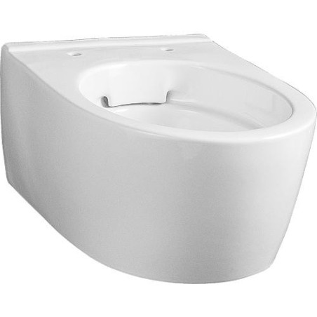 WC suspendu mural Geberit ICon raccourci, sans rebord, lxhxp: 355x490x330mm, blanc