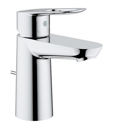 Mitigeur de lavabo Grohe Bauloop, chromé, avec dispositif d'ecoulement plastique