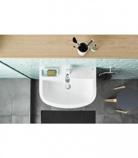 Mitigeur de lavabo Grohe Bauloop, chromé, avec dispositif d'ecoulement plastique