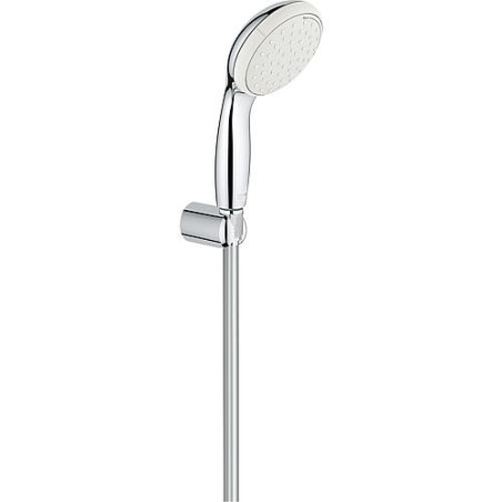 Garniture de douche Grohe Tempesta 100, chromé, 2 jets, fixation douchette, tuyau