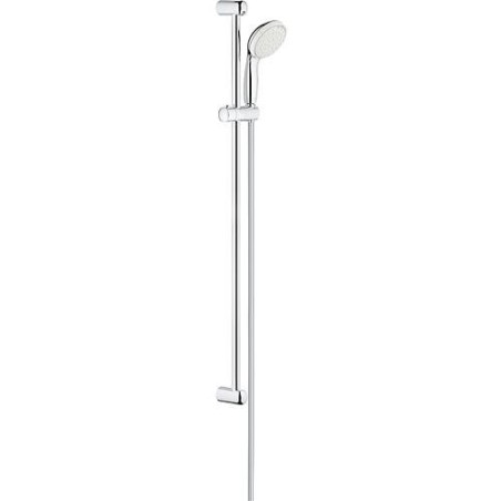 Kit de douchette Grohe Tempesta 100, chromé, barre de douche 900mm, 2 types de jet