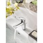 mitigeur lavabo Grohe Eurostyle, chromé, levier évidé