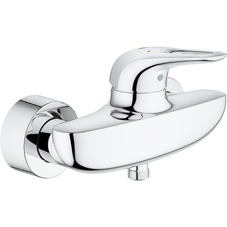 Mitigeur de douche Grohe Eurostyle, chromé, levier évidé en saillie