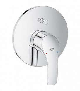 Mitigeur de baignoire Grohe monocommande, Eurosmart, kit de montage pour 35600, chrome