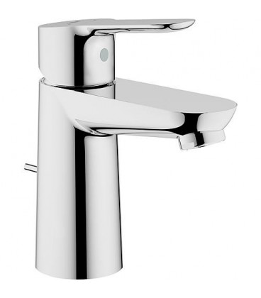 Mitigeur de lavabo Grohe BauEdge avec écoulement/métal, chromé