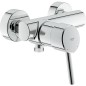 Mitigeur monocommande Concetto douche et bain/douche - DN 15 chrome - montage mural