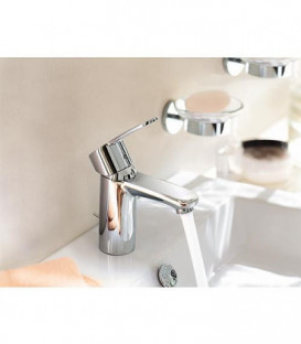 Mitigeur de lavabo Eurostyle C EcoJoy corps lisse, chromé