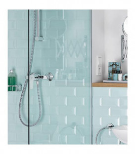 Mitigeur de douche Eurostyle C montage mural,clapet anti-retour chromé