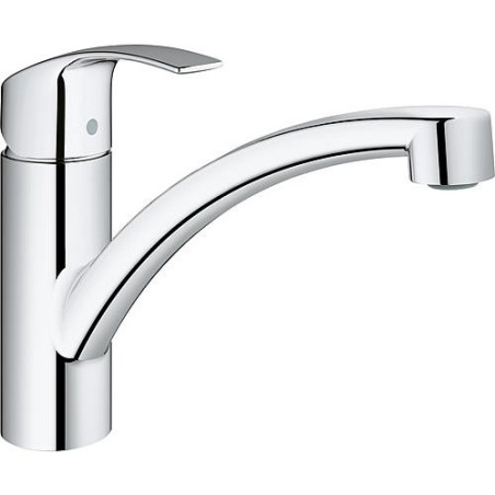 Mitigeur évier Grohe Eurosmart plage rotation 140°, chromé