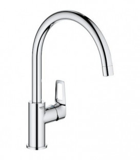 Mitigeur d'évier Grohe Bauloop Zero, 360° saillie 223mm, chromé