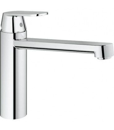 Mitigeur évier Grohe Eurosmart Cosmop, plage rotation 140° chromé