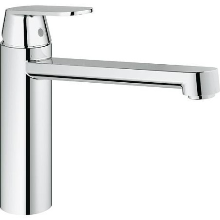 Mitigeur évier Grohe Eurosmart Cosmop, plage rotation 140° chromé