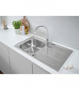 Grohe Kit evier Concetto contenant evier en inox K400 + mitigeur Concetto 93 155 64