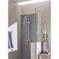 Systeme de douche Euphoria pour montage mural - chromé mitigeur thermost. bras orientable