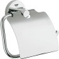 Derouleur de papier toilettes Essentials avec couvercle chrome