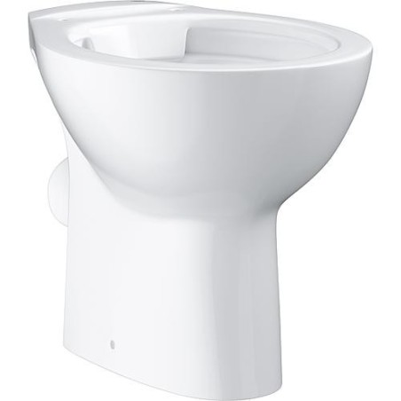 WC Grohe Bau sans bord de rincage, en céramique, blanc