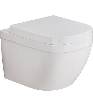 WC suspendu Grohe Euro blanc, sans bord de rincage lxpxh: 374x540x361mm