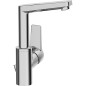 Mitigeur lavabo Hansa Hansatwist avec commande laterale avec disp. ecoulement, chrome