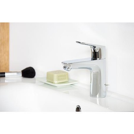 mitigeur Hansgrohe Focus 100 Eco C3,garniture d ecoulement saillie 119 mm, chromé