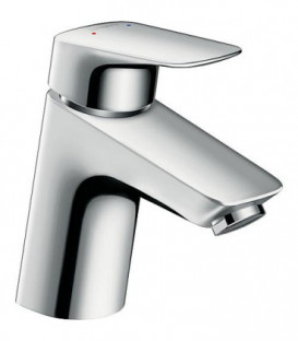 Mitigeur lavabo Hansgrohe 70 Logis chromé avec garniture d'ecoulement