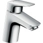 Mitigeur Hansgrohe Logis 70 Eco C3,garniture d ecoulement Saillie 107 mm, chromé