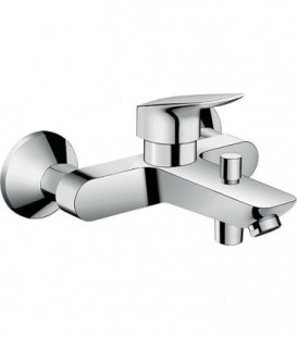 Mitigeur baignoire Hansgrohe Logis sur crépi - chromé saillie 194mm