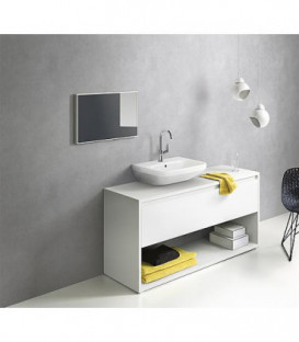 Mitigeur lavabo Hansgrohe 210 Logis bec orientable chromé avec garniture d'écoulement