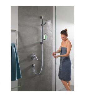 Mitigeur de douche encastre Hansgrohe Novus, set de finition chrome