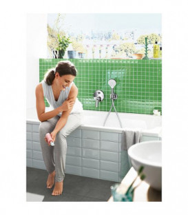 Mitigeur de baignoire encastre Hansgrohe Novus, set de finition chrome