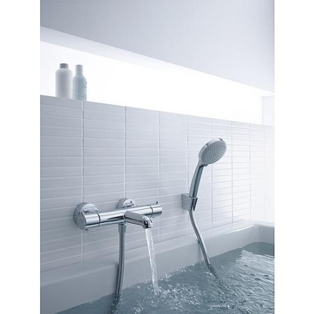 Mitigeur thermostatique Hansgrohe de baignoire, Ecostat 1001 CL chromé