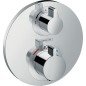 Thermostat encastre Hansgrohe Ecostat S, set de finition 1 consommateur, chrome