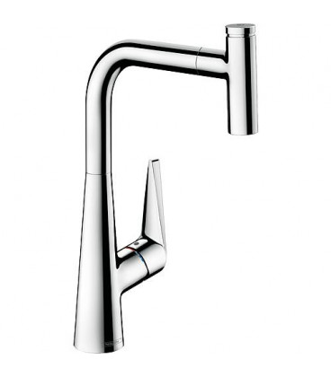 Mitigeur d'évier Hansgrohe Talis Select S300, bec extractible, chromé