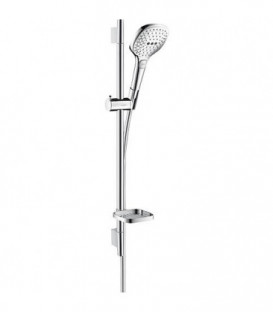 ensemble de douche Raindance Select E120 Unica S - Puro-Set - d : 900mm blanc/chromé