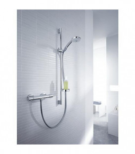 Colonne de douche Croma 100 Multi Combi 0,90 m, DN15 Croma 100 Multi et thermostat Ecostat