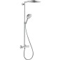 ensemble de douche Raindance tête thermostatique, chromé, douchette Raindance air-jet, d : 300mm