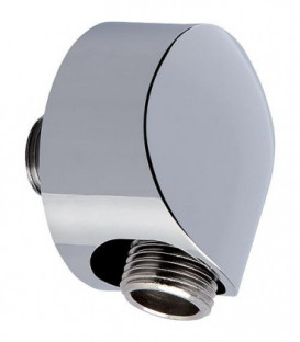 coude mural pour flexible de douche Fixfit EE - DN 15, 1/2" chrome