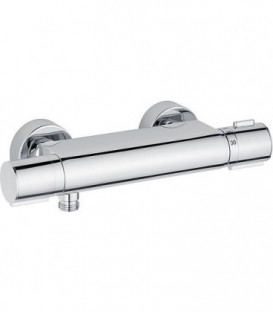 Mitigeur thermostatique de douche Heinrichschulte, Alpha 300, chrome a securite intrinseque, Cool-Tec