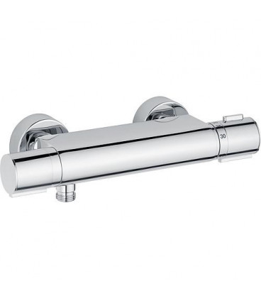 Mitigeur thermostatique de douche Heinrichschulte, Alpha 300, chrome a securite intrinseque, Cool-Tec