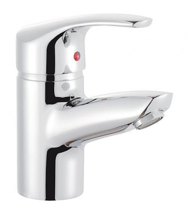 Robinet d ecoulement Vasque Serie Ascona Basse tension, avec garniture d ecoult. saillie 105 mm chrome