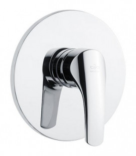 Mitigeur de douche avec douchette Serie Ascona a encastrer sans boite d encastrement , chrome