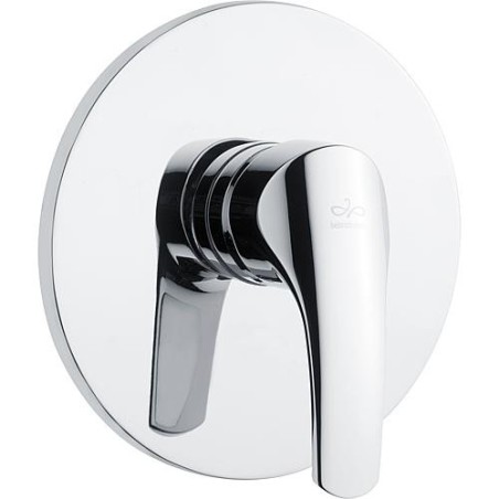 Mitigeur de douche avec douchette Serie Ascona a encastrer sans boite d encastrement , chrome