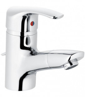 Robinet melangeur Vasque Serie Ascona Douchette extractible avec garniture d ecoulement, chrome